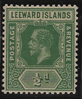 LEEWARD IS 1912 1/2d KGV SG 47 UNHM NQ345 - Leeward  Islands