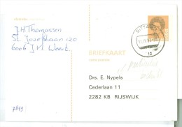 HANDGESCHREVEN BRIEFKAART AAN ED NIJPELS IN 1983   (7899) - Lettres & Documents