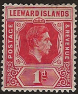 LEEWARD IS 1938 1d KG VI Die A SG 98 HM NQ376 - Leeward  Islands
