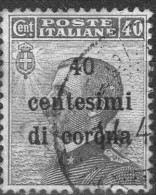 1919 Emissioni Generali - F.lli D´Italia Del 1901-18 Soprastampati In Centesimi Di Corona 40 C - Altri & Non Classificati