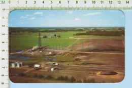 Edmonton Alberta ( Bird Eye View  Of A Oil Scene ) Post Card Carte Postale 2 Scans - Edmonton