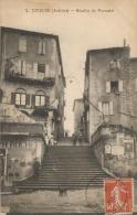 Joyeuse 07  Escalier Du Pourtalet  CPA 1919 - Joyeuse