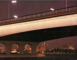 (206) Australia - WA - Perth Naros Bridge At Night - Perth