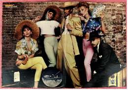 Kleines Musik Poster  -  Gruppe Kit Creole & The Coconutz  -  Von Bravo Ca. 1982 - Plakate & Poster