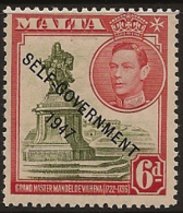 MALTA 1948 6d Self Government SG 242 HM VD673 - Malta (...-1964)