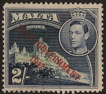 MALTA 1948 2/- Self Government SG 245 VFU VD726 - Malta (...-1964)