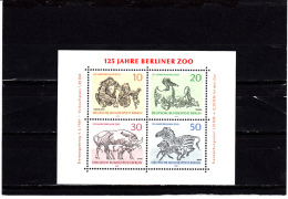 GERMANIA - BERLINO 1969 - BF 2** - Zoo - Fauna - Blocks & Sheetlets