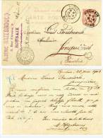 Entier Postal Avec 10 C. Mouchon Rouge Adressé A JONQUIERES (Vaucluse)   (60687) - Standaardpostkaarten En TSC (Voor 1995)