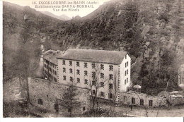 Escouloubre (Axat-Quillan-Limoux-Aude)-+/-1920-Etablissement Sarda-Bonnail-Vue De Hôtels - Axat