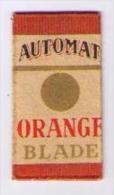 LAMETTA DA BARBA - AUTOMAT ORANGE BLADE - ANNO 1950-69 - Razor Blades
