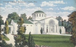 Cp Amérique Du Nord  USA OH Ohio TOLEDO Calvary Cemetery Mausoleum   ( Parc Chemin ) - Toledo