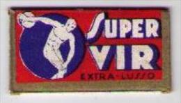 LAMETTA DA BARBA - SUPER VIR EXTRA LUSSO- ANNO 1930 RARA - Hojas De Afeitar