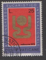 PIA  -  VATICANO  - 1973 -  40°  Congresso Eucaristico Internazionale Di Melbourne  -  (SAS  534-36) - Used Stamps