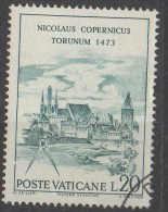 PIA  -  VATICANO  - 1973 -  500°  Della Nascita Di Nicolò  Copernico  -  (SAS  540-43) - Used Stamps