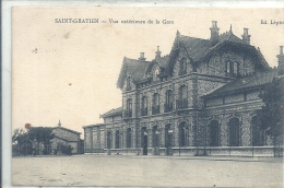 ILE DE FRANCE - 95 - VAL D'OISE - SAINT GRATIEN - Vue Extérieure De La Gare - Saint Gratien