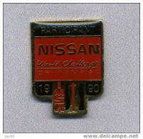 Pin's  Sport  Automobile, RALLYE  NISSAN  Participant  Au  World   Challenge  Of  Tampa  En  1990 - Rallye