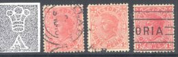 VICTORIA, 1905 1d (wmk Crown Over A) Rose-red, Pale Rose, Rose-carmine - Usati