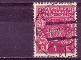COAT OF ARMS-1 DIN-T I-PORTO-POSTMARK-SINJ-CROATIA-YUGOSLAVIA-1931 - Portomarken