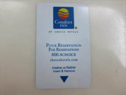 Hotel Key Card,Comfort Inn By Choice Hotels - Non Classés