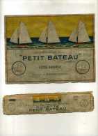 - PUB ANCIENNE PETIT BATEAU . A NETTOYER . - Sonstige & Ohne Zuordnung