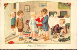 CP Soyez Le Bienvenue - Enfants  - Speelgoed - Jouets - Illustr. Pauli Ebner - Ebner, Pauli