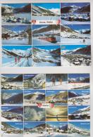 2 CPM OBERGOMS WALLIS,MULTIVUES (voir Timbres) - Obergoms