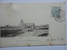 Cpa 59  Grand Fort Philippe Eglise - Gravelines