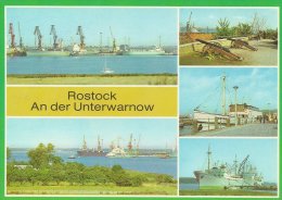 Rostock - An Der Unterwarnow  Hafen Port   Views   Germany  # 02408 - Rostock