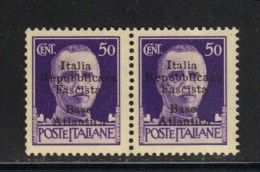 FRANCE Base Navale Italienne De Bordeaux N° 6 ** En Paire Signée A.Brun - War Stamps