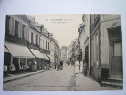 SAINT-POL  (Pas-de-Calais)  :  Rue Des  CARMES  -  Belle Animation  - Saint Pol Sur Ternoise