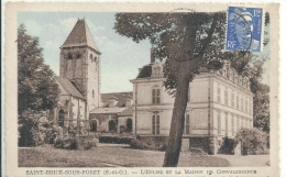 ILE DE FRANCE - 95 - VAL D'OISE - SAINT BRICE SOUS FORET - L'église Et La Maison De Convalescence - Colorisée - Saint-Brice-sous-Forêt