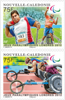 Nouvelle-Calédonie 2012 - J.O. London 2012, Jeux Paralympiques - 2val Neufs // Mnh - Ungebraucht