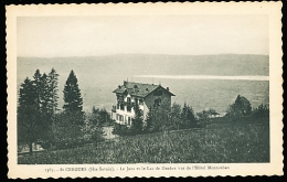 74 SAINT CERGUES / Le Jura Et Le Lac De Genêve Vus De L'Hôtel Montauban / - Saint-Cergues