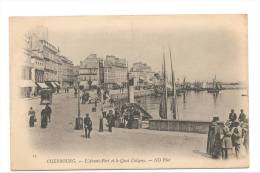 13 - CHERBOURG - L´Avant -Port Et Le Quai Caligny - ND Phot. - Cherbourg