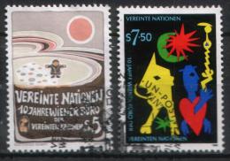 UN Wien - Mi-Nr 94/95 Gestempelt / Used (n505) - Used Stamps