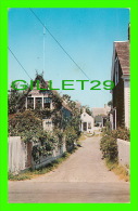 CAPE COD, MA - A VILLAGE LANE - TRAVEL IN 1955 - PUB. MAYFLWER SALES CO - - Cape Cod