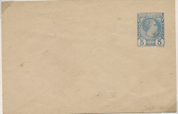 MONACO 1886 5c Pre-stamped Envelope Unused VZ162 - Ganzsachen