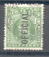 Neuseeland New Zealand 1910 - Michel Nr. Dienst 14 O Official - Dienstmarken