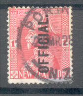 Neuseeland New Zealand 1927 - Michel Nr. Dienst 33 A O Official - Service