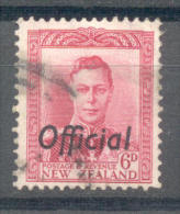 Neuseeland New Zealand 1947 - Michel Nr. Dienst 73 O Official - Dienstzegels