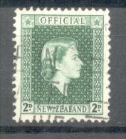 Neuseeland New Zealand 1954 - Michel Nr. 80 Dienst O Official - Servizio