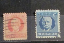 Cuba 1917 Personalities Maximo Gomez Calixto Garcia - Used Stamps