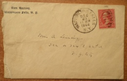 S496.-. USA.-.1902. 2 CTS , WASHINGTON ON COVER, WAPPINGERS FALLS TO NEW YORK .SEE DESCRIPTION. - Brieven En Documenten