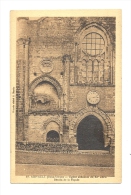 Cp, 79, Airvault, Eglise Abbatiale, Détail De La Façade - Airvault