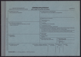 Hungary - Customs Declaration / DÉCLARATION EN DOUANE - C2 / CP3 - MNH - Postal Stationery