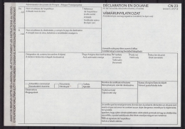 Hungary - Customs Declaration / DÉCLARATION EN DOUANE - CN23 C2 / CP3 - MNH - Ganzsachen