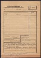 Hungary - Customs Declaration / DÉCLARATION EN DOUANE - MNH - Ganzsachen