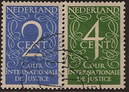 NETHERLANDS 1950 International Court Of Justice SG J18-9 U QR235 - Service