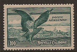 NEW CALEDONIA 1941 100f Eagle Vichy Issue HM UW231 - Ongebruikt