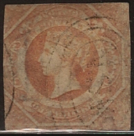 NSW 1854 1/- Pale Red QV SG 100 U SG112 - Gebruikt